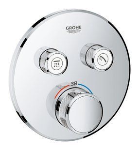 Termostat de dus GROHE SMARTCONTROL, extern, 2 prize, crom 29119000 foto