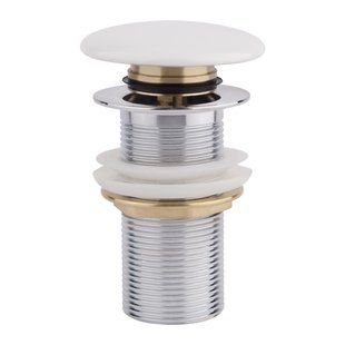 Supapă inferioară Qtap QT066F008W pentru lavoar 70x70x120 alb QT066F008W foto