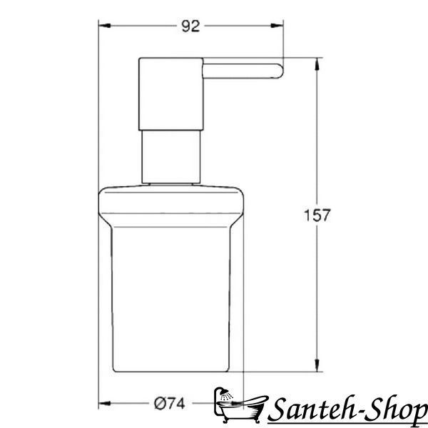 Дозатор жидкого мыла GROHE ESSENTIALS 40394001 40394001 фото