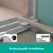 Scurgere de duș Hansgrohe RainDrain Compact Flat 60cm cu montare pe faianță (56163000) 56163000 foto 9