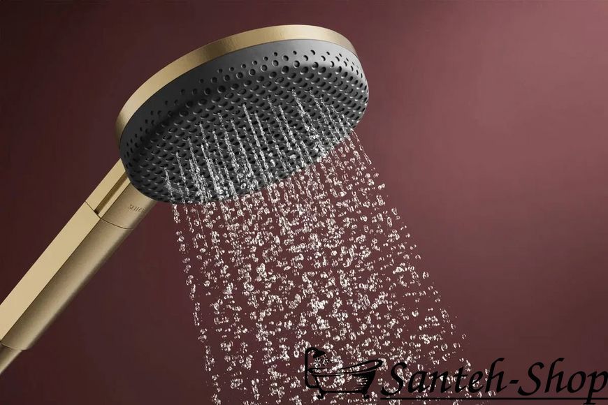 Set de duș Hansgrohe Raindance Alive Select S 3jet EcoSmart 24611140, cu suport și furtun de 1,6 m, bronz 24611140 foto