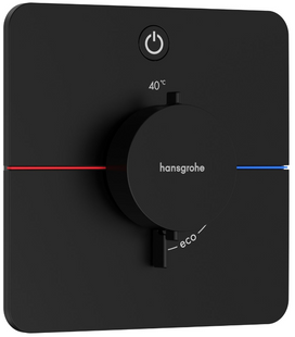 Термостат скрытого монтажа Hansgrohe ShowerSelect Comfort Q на 1 функцию, Matt Black (15581670) 15581670 фото