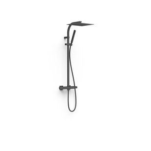 Sistem de dus PROJECT-TRES cu termostat Negru 19039305NM foto