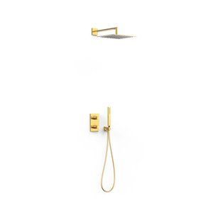 Sistem de duș Tres THERM-BOX 21125004OR cu baterie ascunsă gold 21125004OR foto