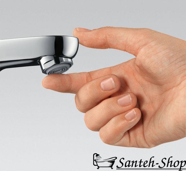 Смеситель для умывальника Hansgrohe Focus 100 со сливным гарнитуром, хром (31607000) 31607000 фото