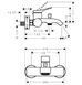 Смеситель для ванны Hansgrohe Vivenis 75423000 хром 75423000 фото 2