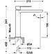 Baterie lavoar XXL Tres LOFT crom 20020303 20020303 foto 2