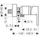 Смеситель для душа Hansgrohe Metris S (31660000) 31660000 фото 2