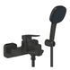 Grohe Cubeo baterie de baie cu set de duș, negru mat (1018142430) 1018142430 foto 1
