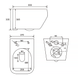 Kit instalare WC Geberit Duofix + WC suspendat IMPRESE SKALA 458.103.00.1+115.137.11.1+c06806003 458.103.00.1+115.137.11.1+c06806003 foto 7