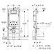 Kit instalare WC Geberit Duofix + WC suspendat IMPRESE SKALA 458.103.00.1+115.137.11.1+c06806003 458.103.00.1+115.137.11.1+c06806003 foto 2