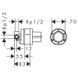 Baterie de dus HANSGROHE LOGIS 71666000 montaj ascuns 71666000 foto 3