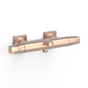 Termostat de baie Tres OVER-WALL 19017405OPM aur roz mat 24K 19017405OPM foto