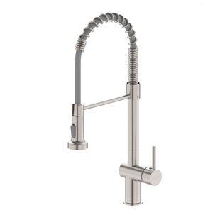 Смеситель для кухни IMPRESE ARGO-S f03409016BS с гибким изливом сталь f03409016BS фото