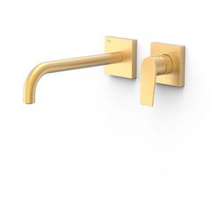 PROJECT-TRES Baterie lavoar de perete Aur mat 24K 21130002OM foto
