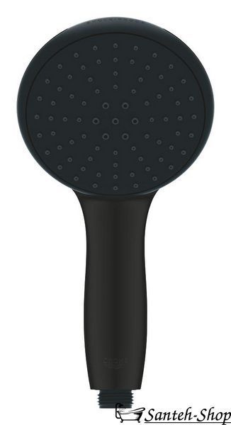 Ручной душ Grohe Tempesta 110, 2 режима струи, черный матовый (261612433) 261612433 фото