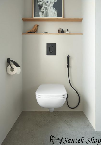 Set de duș Grohe Tempesta-F Trigger Spray 30 cu 1 mod de pulverizare, furtun de 125 cm, negru mat (1025302431) 1025302431 foto