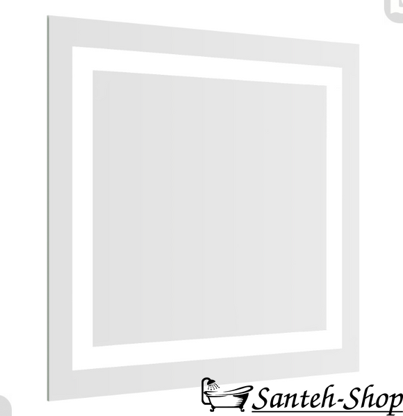 Oglinda dreptunghiulara 70*80cm, cu iluminare din spate de-a lungul conturului, fara intrerupator LUNA CUADRO 1648.53137800 foto