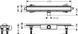 Scurgere de duș Hansgrohe RainDrain Compact Flat 60cm, oțel inoxidabil periat (56162800) 56162800 foto 2
