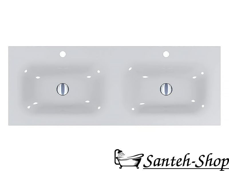 Dulap suspendat cu chiuvetă JESSEL 1200D (ALB) JESSEL 1200D (WHITE) foto