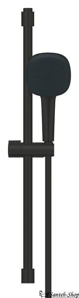 Duș de m&acirc;nă Grohe Tempesta Cube 110, 2 spray-uri, negru mat (267462433) 267462433 foto