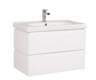 Dulap de baie suspendat AQUARODOS VENICE 80 cu lavoar, 560x800x450 mm, alb VENICE 80 foto