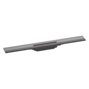 Верхняя часть слива для душа Hansgrohe RainDrain Flex для канала (пристенный) 700 мм, Brushed Black (56050340) 56050340 фото