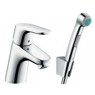 Baterie de lavoar Hansgrohe Focus E cu spray igienic, crom (31926000) 31926000 foto