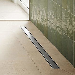 Трап для душа Hansgrohe RainDrain Compact Flat 80см, Brushed Stainless Steel (56166800) 56166800 фото