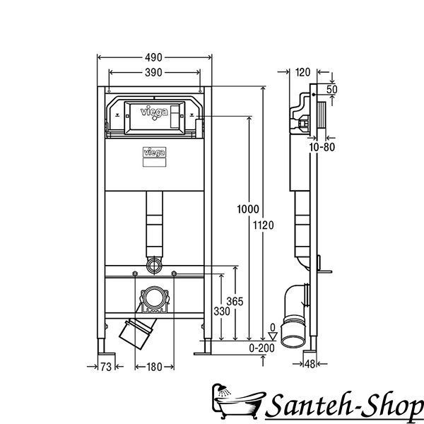 Kit de instalare pentru toaletă Prevista Dry 771973 (3 &icirc;n 1), cheie 773250 771973 +678630 +773250 foto