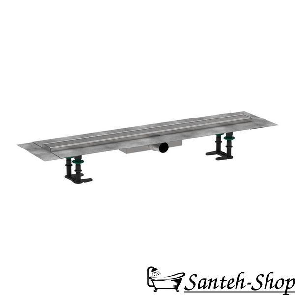 Scurgere de duș Hansgrohe RainDrain Compact Flat 80cm, oțel inoxidabil periat (56166800) 56166800 foto