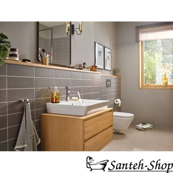 Смеситель hansgrohe 80 Rebris E CoolStart для раковины без сливного гарнитура, хром 72554000 72587000 foto