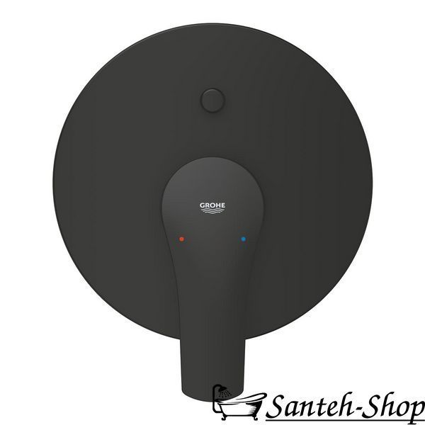 Смеситель для ванны GROHE EUROSMART 194502433, однорычажный, СМ, цвет черный матовый 194502433 фото