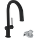 Смеситель для кухни Hansgrohe Aqittura M91 FilterSystem 210 1jet pull-out, Matt Black (76803670) 76803670 фото 1