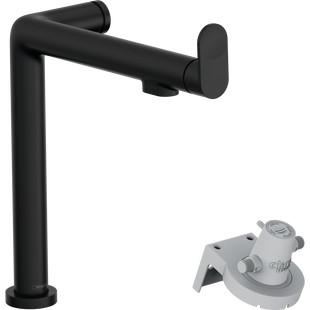 Смеситель для кухни Hansgrohe Aqittura M91 FilterSystem 240 1jet, Matt Black (76804670) 76804670 фото