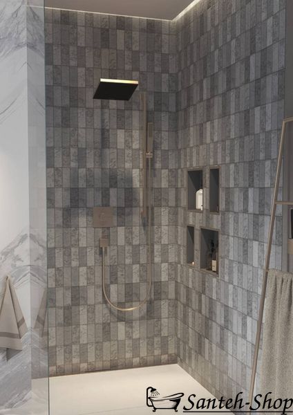 Термостат Hansgrohe скрытого монтажа ShowerSelect Comfort E на 2 функции, Brushed Bronze (15572140) 15572140 фото