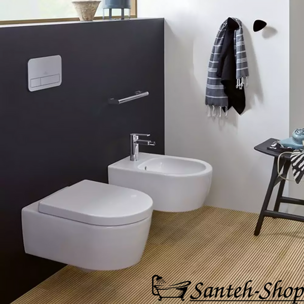 WC suspendat Villeroy & Boch Avento 5656HR01 DirectFlush 370x530x310 mm cu &icirc;nchidere silențioasă și capac QuickRelease 5656HR01 foto