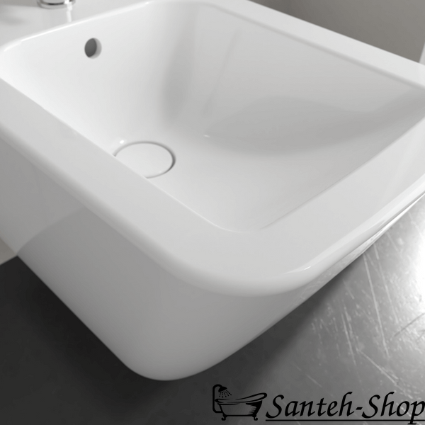Биде подвесное Villeroy & Boch Finion 446500R1 Альпийский белый CeramicPlus 56x37.5x32 cm 446500R1 фото