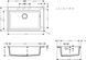 Мойка кухонная Hansgrohe S 51 S510-U660 77х51, Graphite Black (43313170) 43313170 фото 7