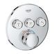 Termostat de duș/cadă GROHE SMARTCONTROL cu 3 butoane, placă de suprafață 29121000 foto 1