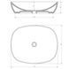 Lavoar de blat Omnires Pasadena PORTLAND475BP oval, alb, 470x375 mm PORTLAND475BP foto 2