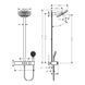 Душевая система Hansgrohe Pulsify Showerpipe 260 2jet EcoSmart 24241700 24241700 фото 2
