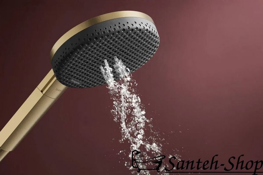 Set de duș Hansgrohe Raindance Alive Select S, Ecosmart 24603140 cu suport Unica S Puro 90, bronz 24603140 foto