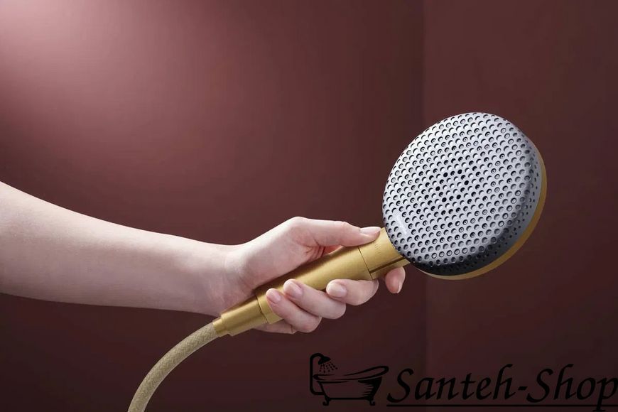 Set de duș Hansgrohe Raindance Alive Select S, Ecosmart 24603140 cu suport Unica S Puro 90, bronz 24603140 foto