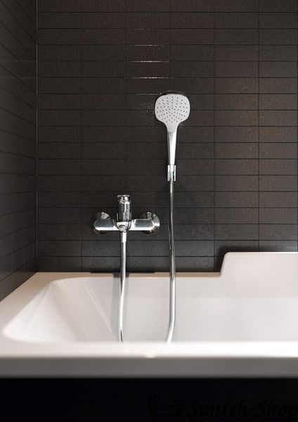 Душевой набор Hansgrohe Croma Select E 1jet Porter 1,25м, хром/белый (26424400) 26424400 фото