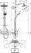 Sistem de dus Hansgrohe Croma E SHOWERPIPE (27630000) 27630000 foto 2