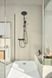 Sistem de duș Grohe Tempesta System 250 Flex cu deviator de perete, negru mat (269802431) 269802431 foto 6