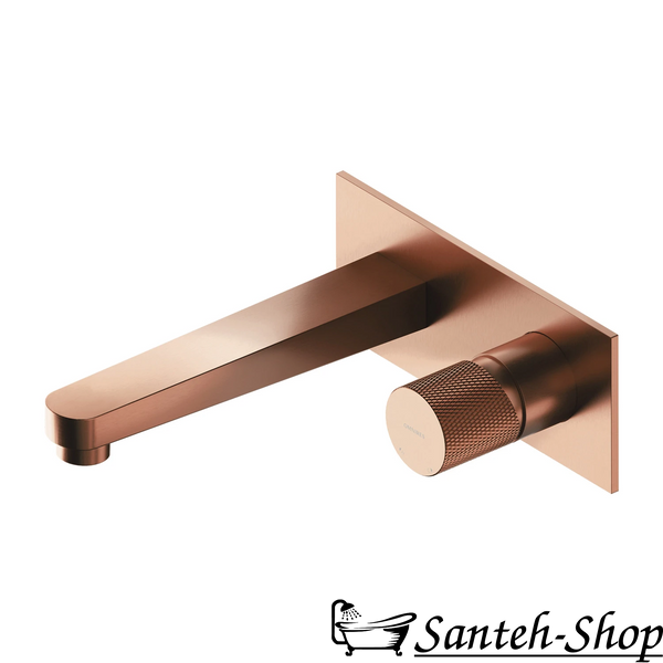 Смеситель для умывальника Omnires Contour CT8015CPB Brushed Copper CT8015CPB фото