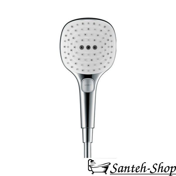 Душевой набор Hansgrohe Raindance Select E 120 3jet 160, хром/белый (26720400) 26720400 фото
