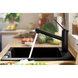 Baterie de bucătărie Hansgrohe Zesis M33 150 1jet, negru mat (74802670) 74802670 foto 2
